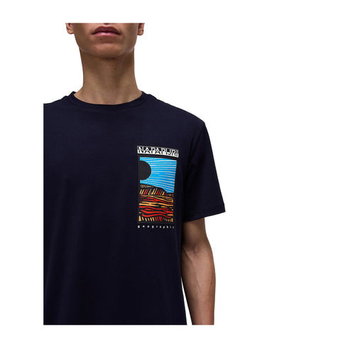 Napapijri T-shirt T-shirt Uomo Valdor stampa multicolore XXS - Francavilla Moda